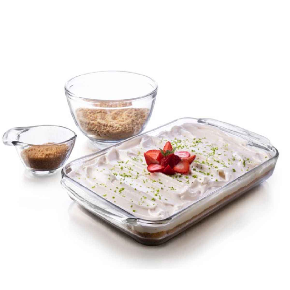 LIBBEY - JUEGO POSTRE HORNEAR 3 PIEZAS