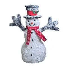 GENERICO - Muñeco De Nieve Navideño De Navidad Luz Led Calida 70 CM.