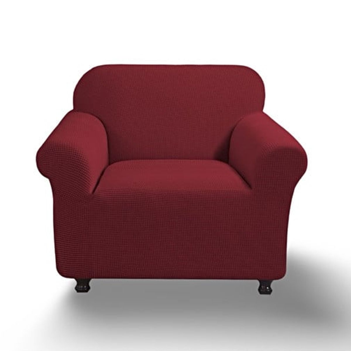 GENERICO - FUNDA PARA SOFA CUADRILLE DE 1 CUERPO BURDEO