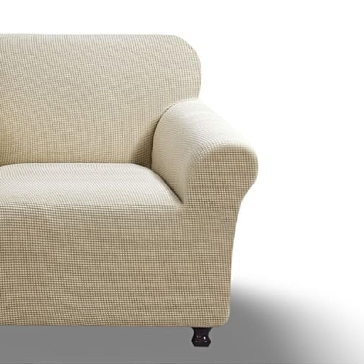 GENERICO - FUNDA PARA SOFA CUADRILLE DE 1 CUERPO BEIGE