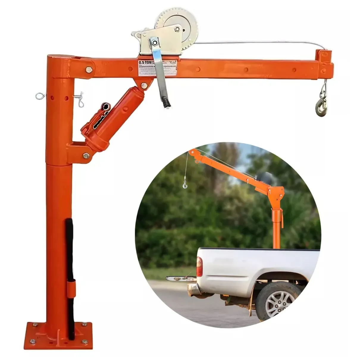 GENERICO - Tecle Pluma Grua Camioneta 500 Kg Endress