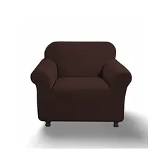 GENERICO - FUNDA PARA SOFA CUADRILLE DE 2 CUERPO CAFÉ