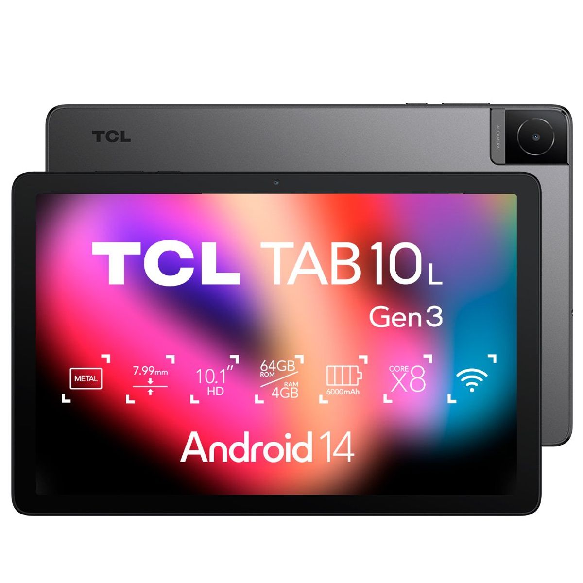TCL - Tablet TCL TAB 10L Gen3 64GB + 4GB RAM