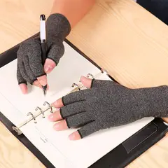 GENERICO - Guantes De Compresión Para Artritis Artrosis Y Tenditis Gris M