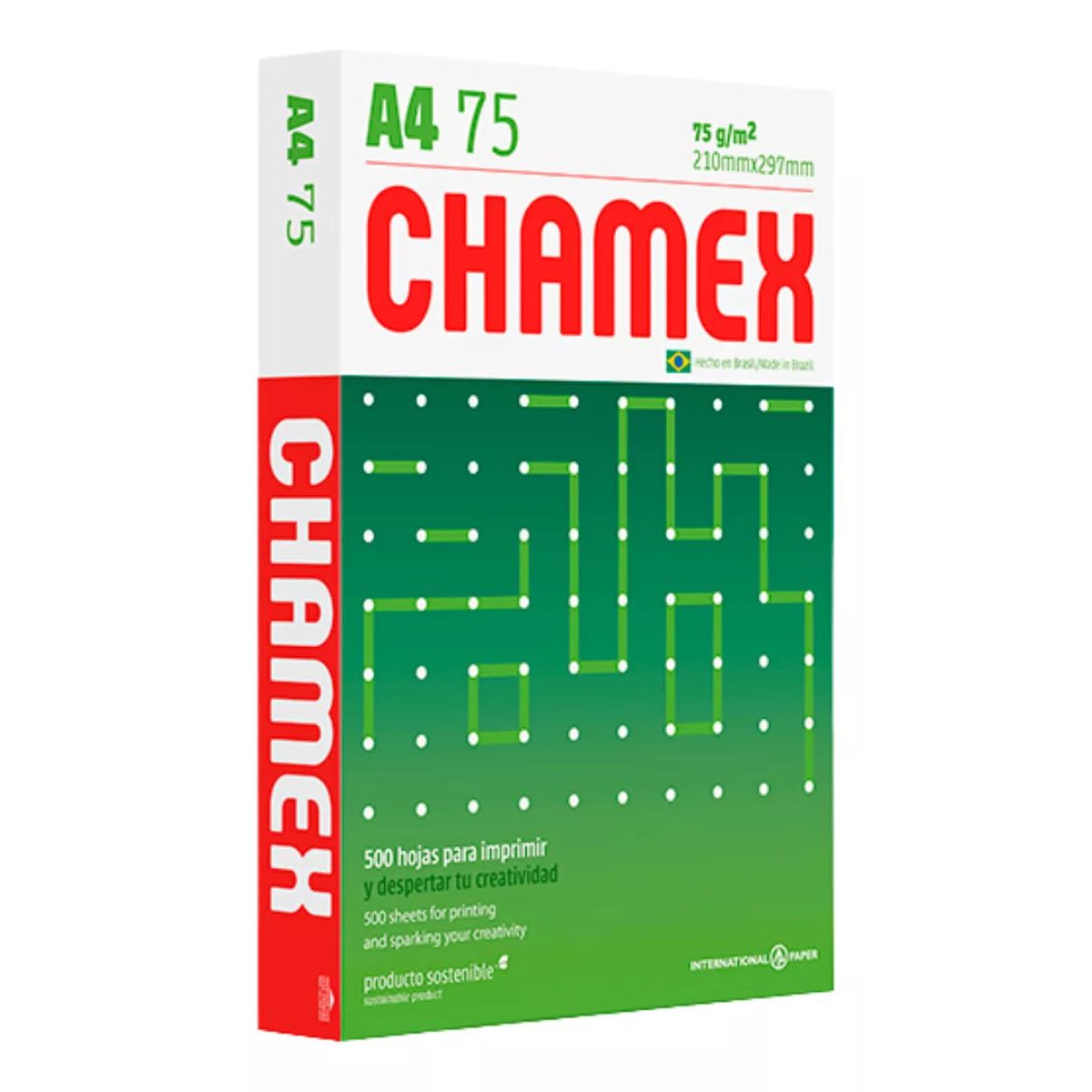 CHAMEX - Resma Chamex A4 De 75 g X 500 Hojas Premium