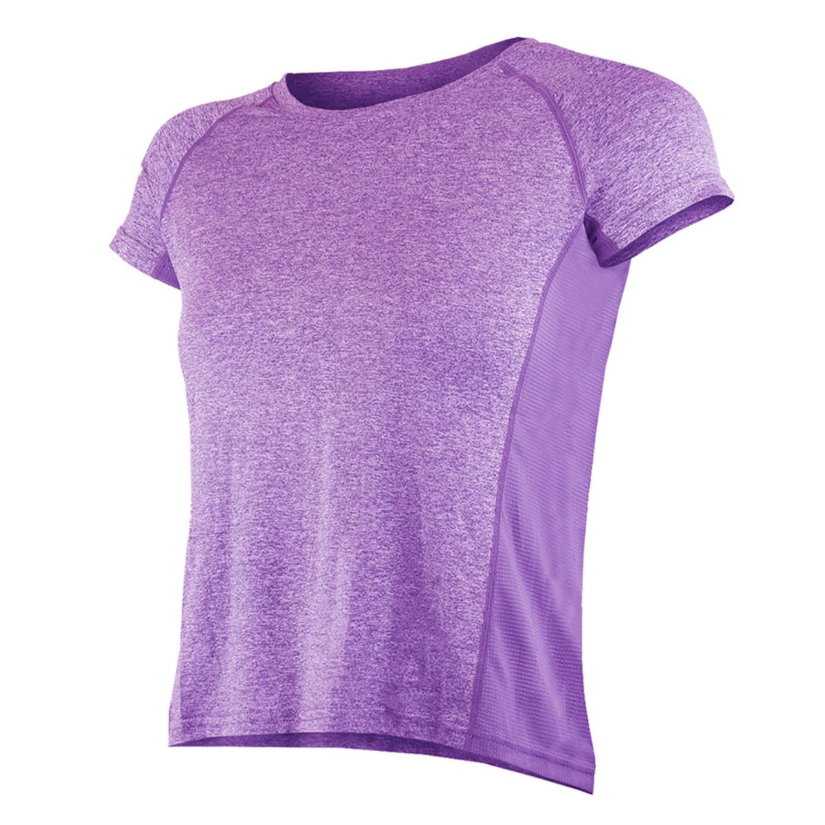 ANDESLAND OUTDOOR APPAREL - Polera Dry Fit Manga Corta Urocyon Pro Lila Mujer