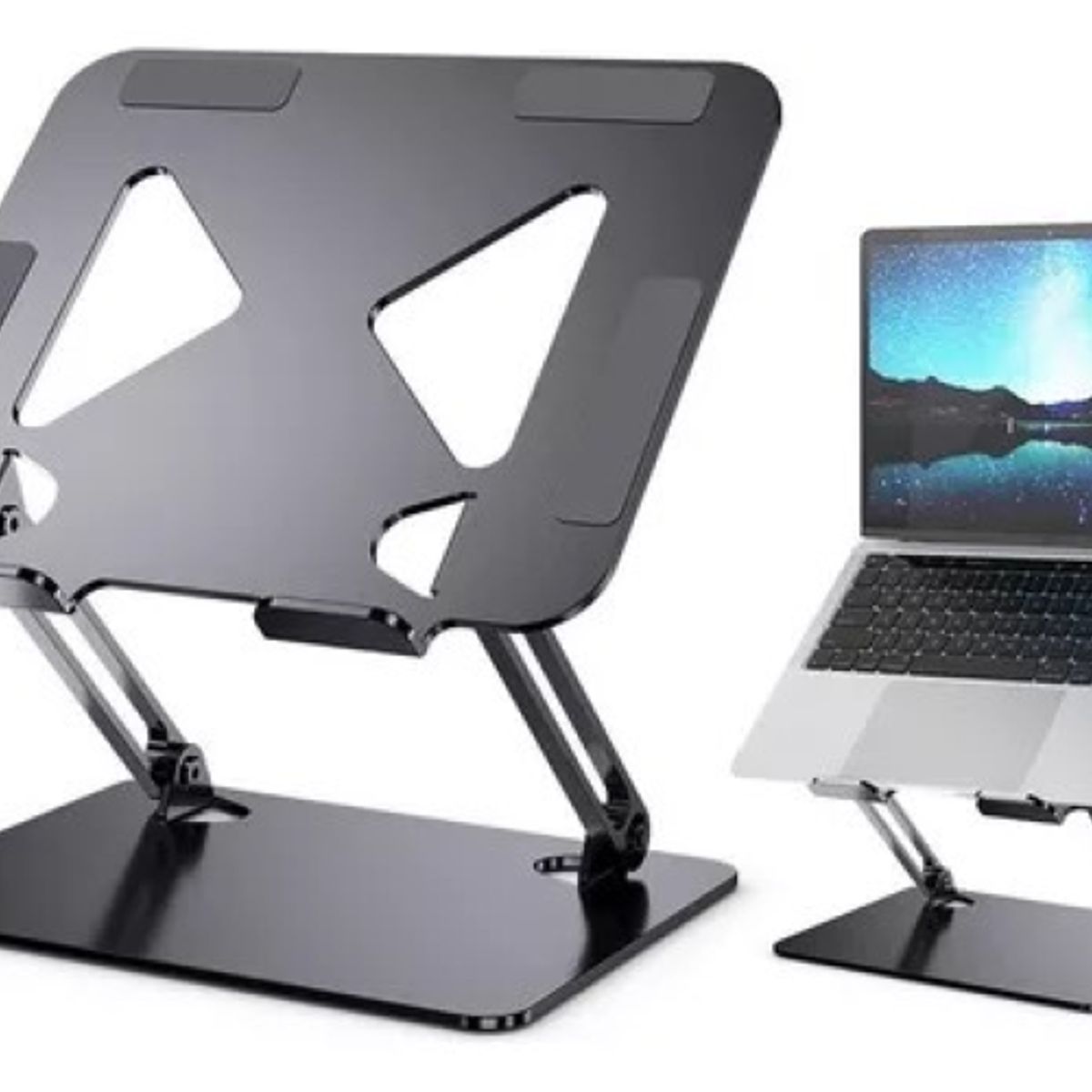 MUNDO MAGIA - Soporte Base Alzador Notebook Laptop Mac Plegable Ajustable