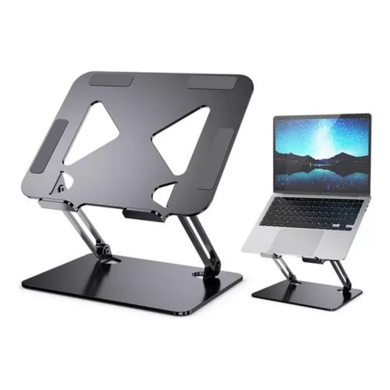 MUNDO MAGIA - Soporte Base Alzador Notebook Laptop Mac Plegable Ajustable.