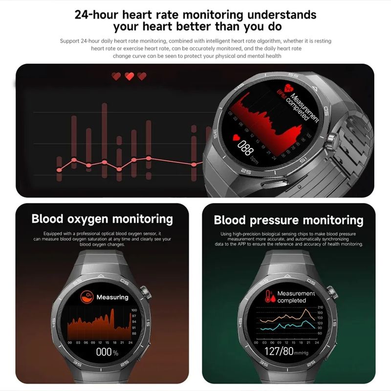 GENERICO - Smartwatch Reloj Inteligente SK40 Deportivo Compatible 3 Correas