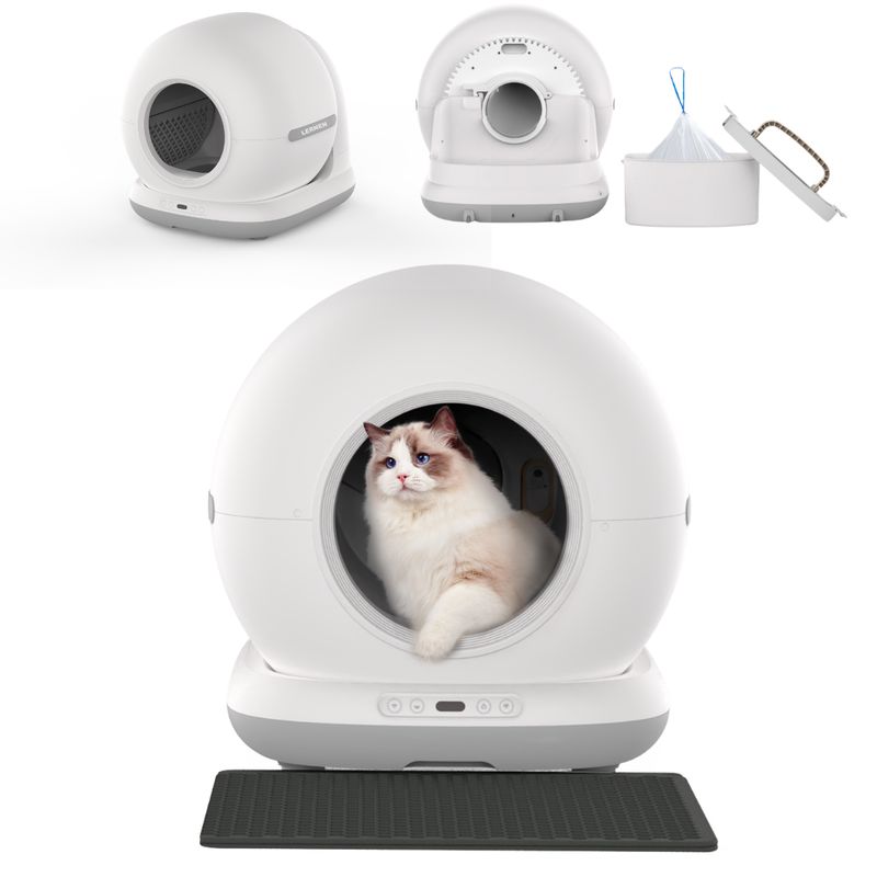 LERNEN - Arenero Inteligente Para Gatos Con Wifi Y Aplicación
