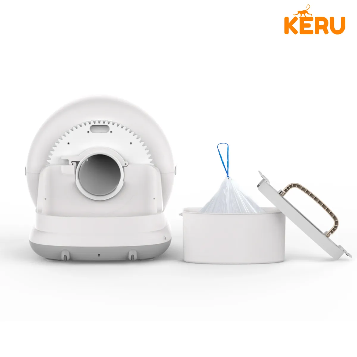 KERU - Arenero Inteligente Para Gatos Con Wifi Y Aplicación