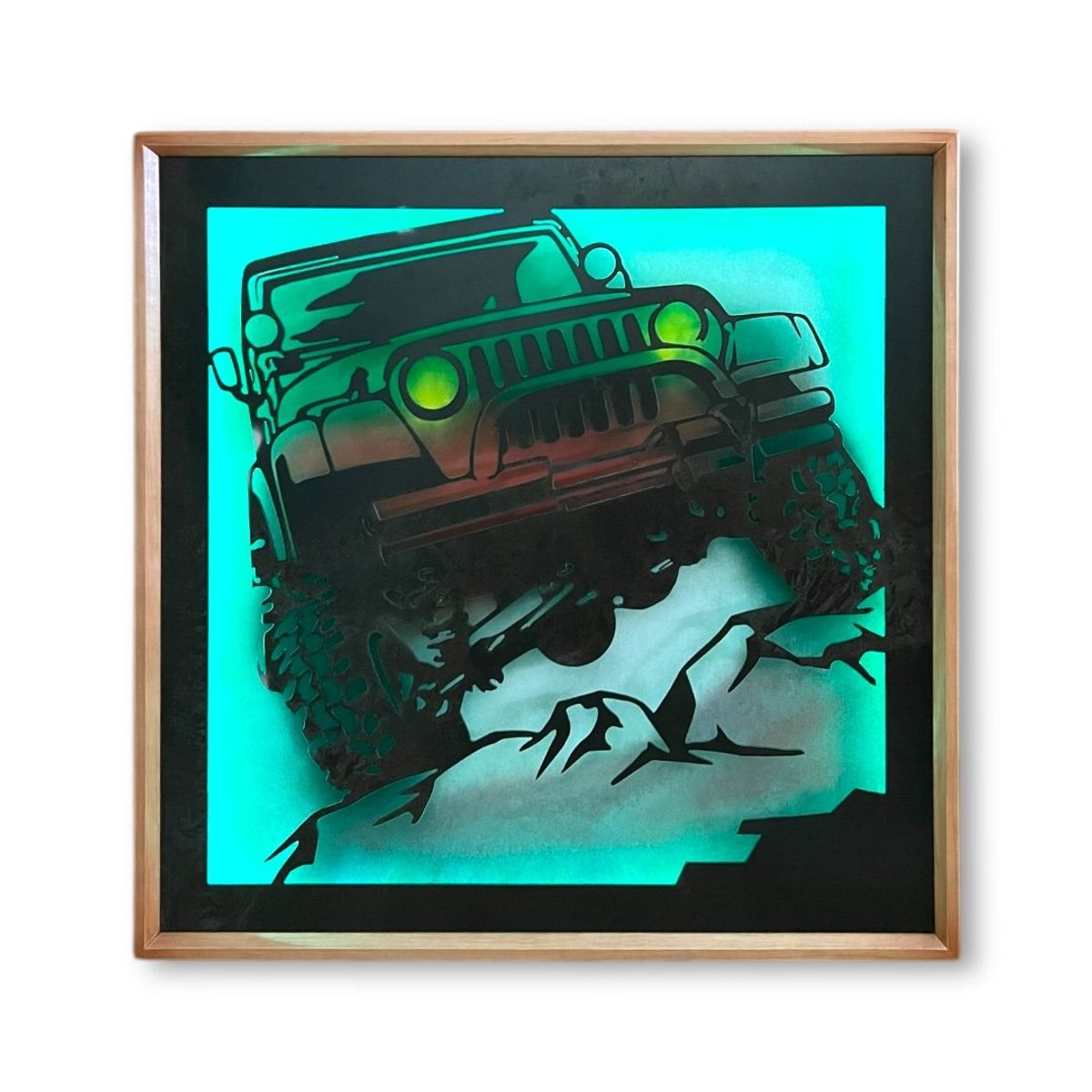 GENERICO - Cuadro Retroiluminado modelo 4x4 Todoterreno