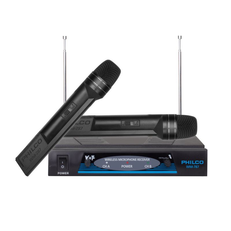PHILCO - MICROFONOS INALAMBRICOS VHF PHILCO PRO PHILCO