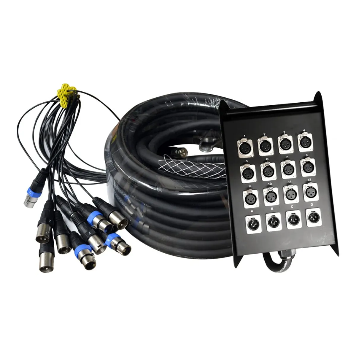 CARVERPRO - CABLE MULTIPAR 20MTS 12 XLR HEMBRA - 4 XLR MACHO CARVERPRO