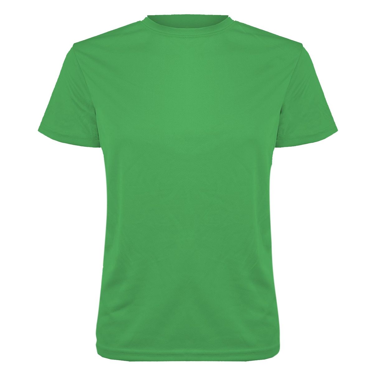 ANDESLAND OUTDOOR APPAREL - Polera Poliéster Manga Corta Otocyon Essential Verde Hierba Unisex