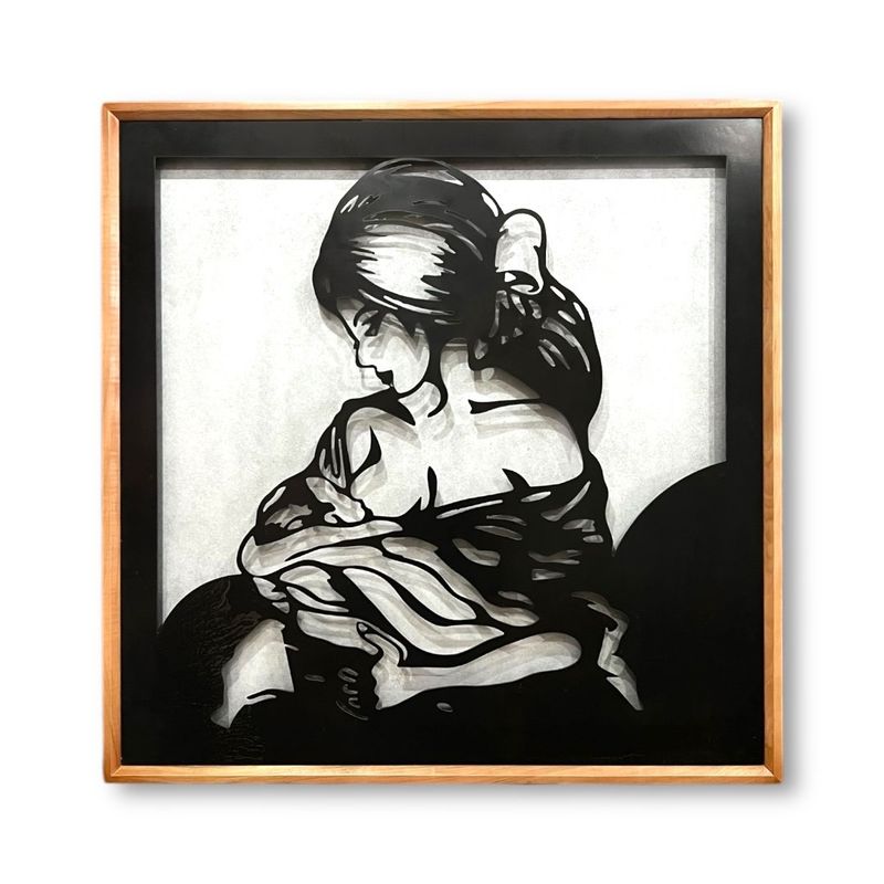 GENERICO - Cuadro Retroiluminado modelo Maternidad