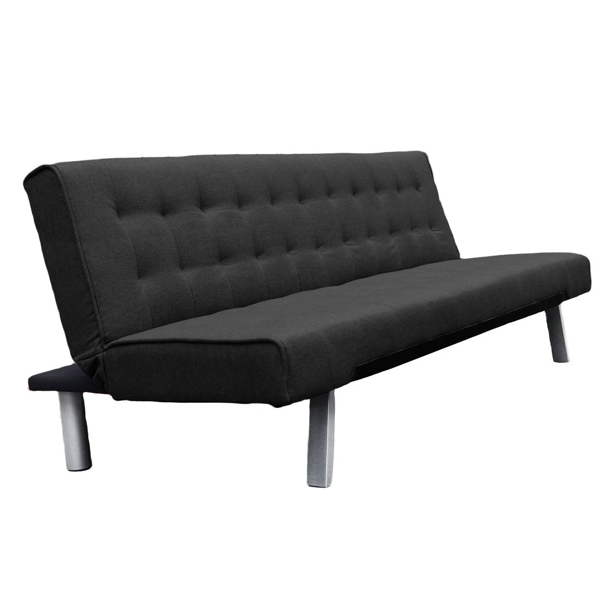 NOVAHUS - Futón Parker 3 cuerpos 72x178x80 cm Negro…