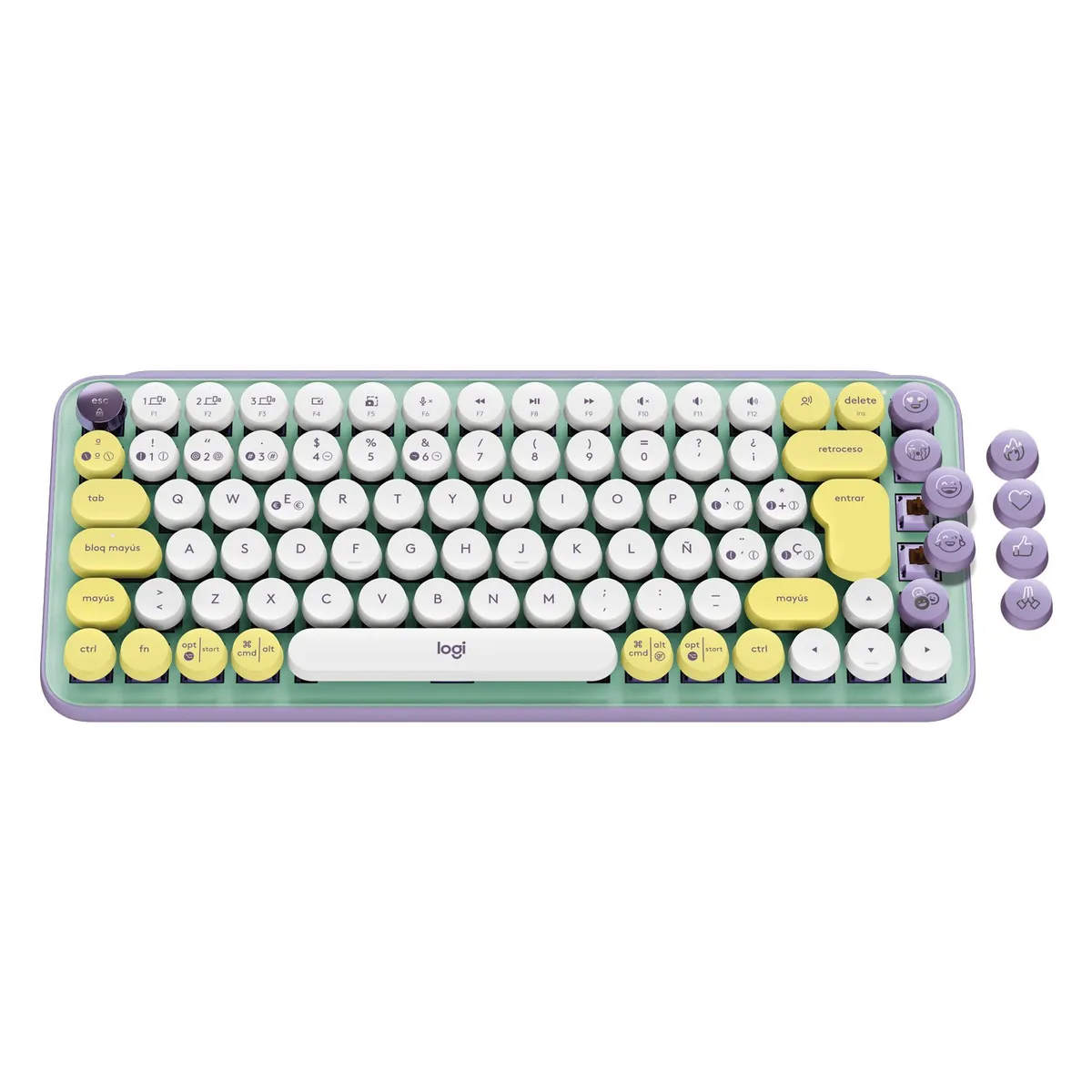LOGITECH - TECLADO POP KEYS LILA