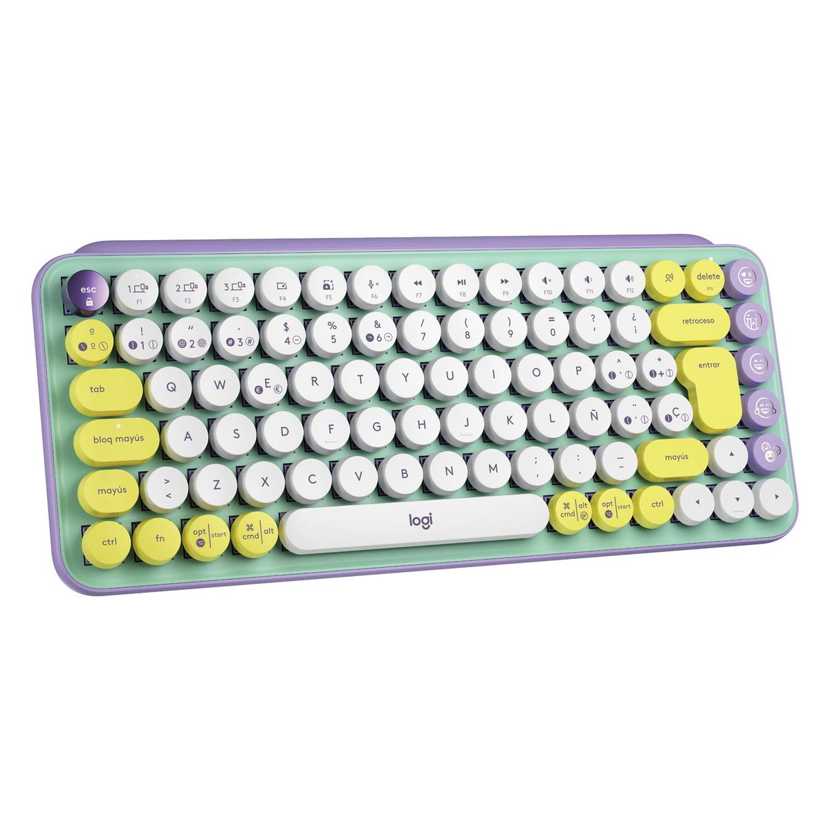 LOGITECH - TECLADO POP KEYS LILA