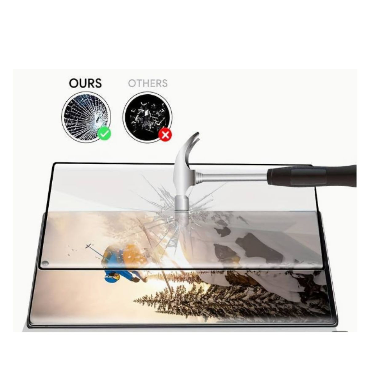 GENERICO - Mica Lámina Vidrio Templado Completa Para Samsung S25 Ultra