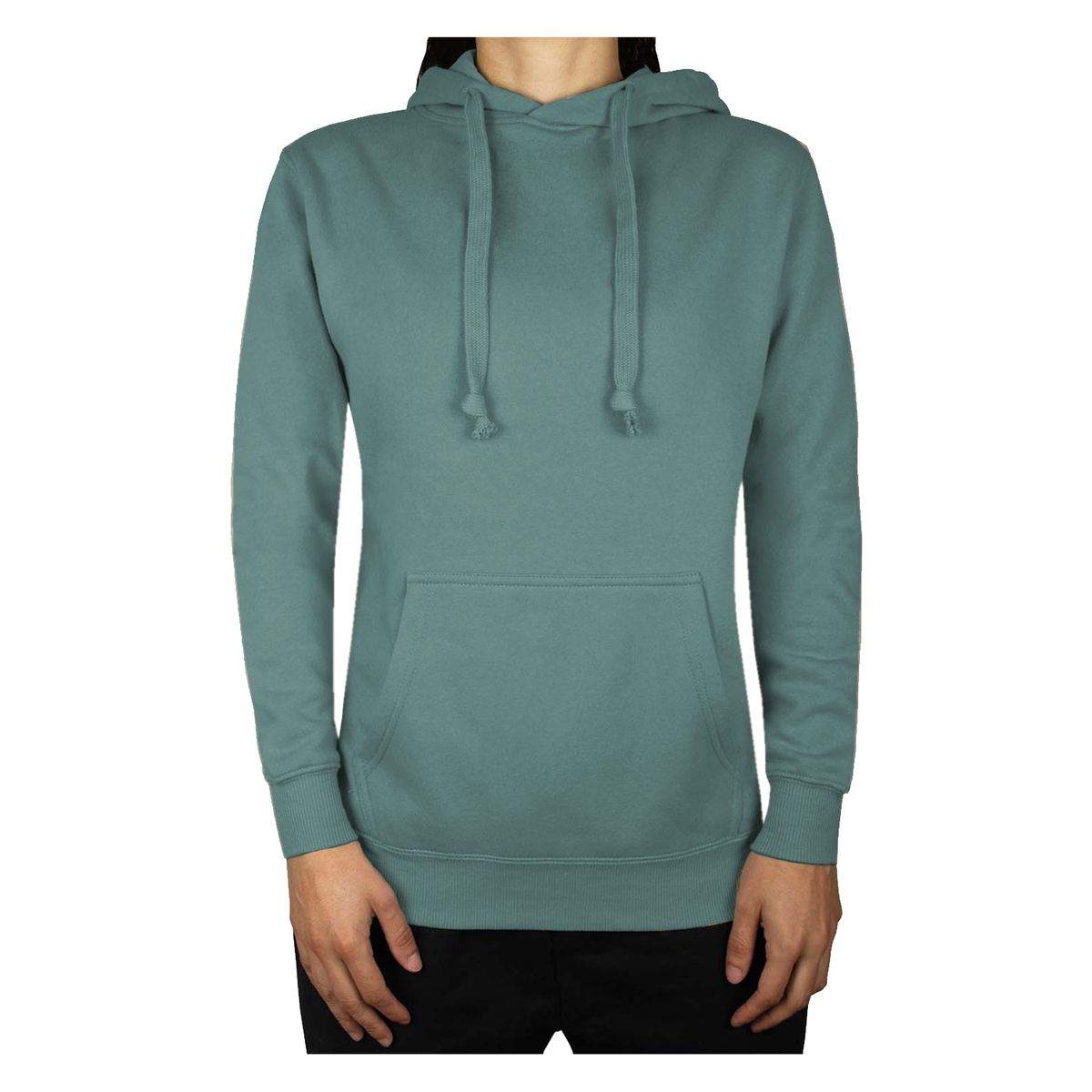 ANDESLAND OUTDOOR APPAREL - Polerón Canguro Vulpes Gris Verdoso Unisex