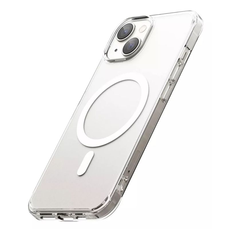 GENERICO - Carcasa para iPhone 15 MagSafe Transparente Reforzada