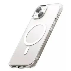 GENERICO - Carcasa para iPhone 15 MagSafe Transparente Reforzada