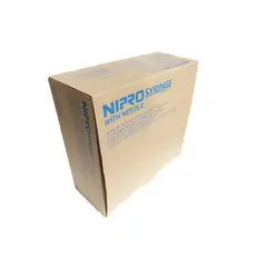 NIPRO - Jeringa 3 ml 21G 1 1/2" luer lock mas aguja (100 unidades)