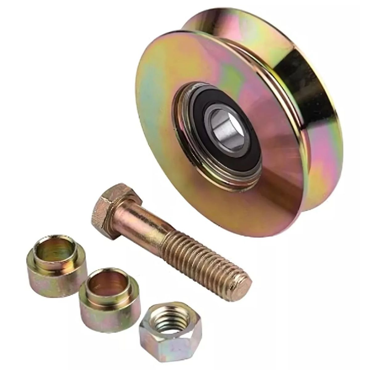 GENERICO - Rueda Para Porton Corredizo 75 Mm Con Perno Ferretools