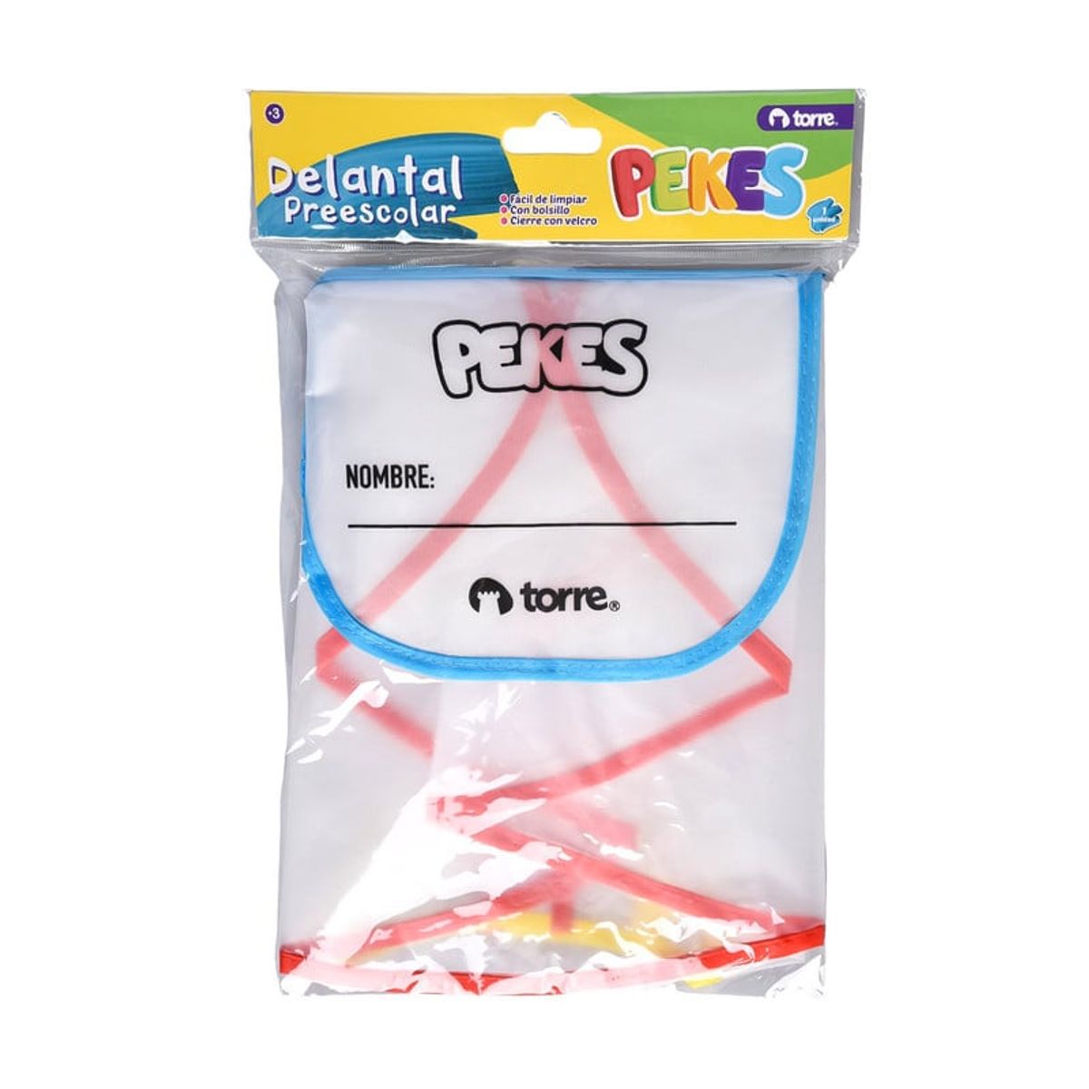 TORRE - DELANTAL PLASTICO ARTE PEKES
