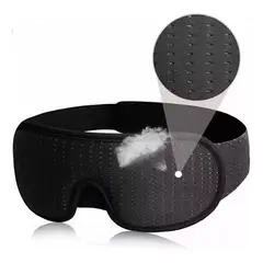 GENERICO - Antifaz 3D Para Dormir Cubre Ojos Extra Suave Negro