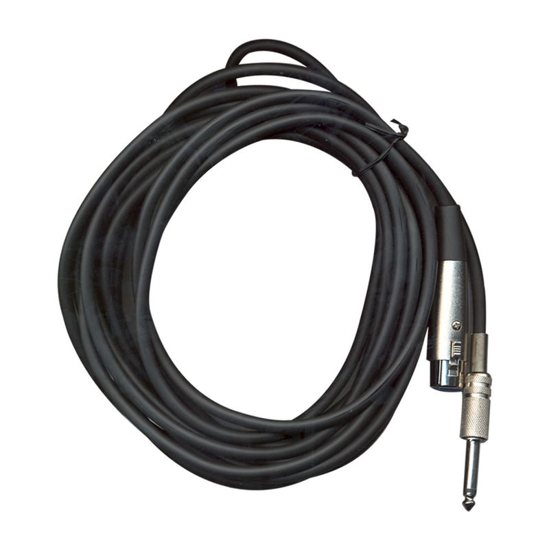 MEKSE - CABLE MICROFONO A3F-PLUG 63MM 20FT-6MTS MC-84 MEKSE