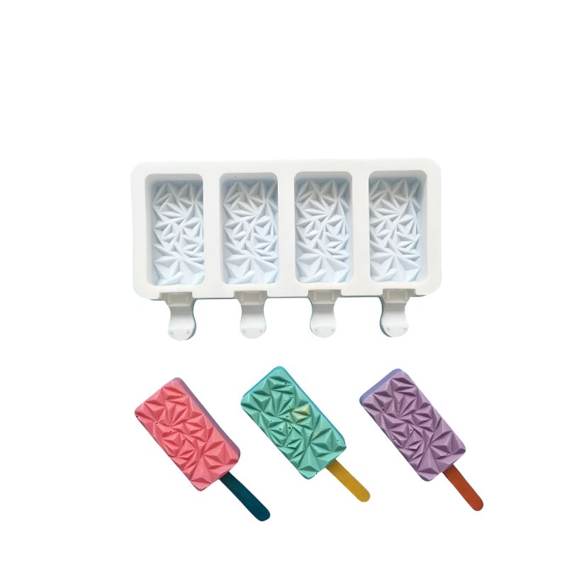 GENERICO - Molde Helados Moldes De Silicona Reposteria Molde Diamante