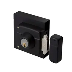 ODIS - CERRADURA SOBREP 393 NEGRO CCAJA METALICA