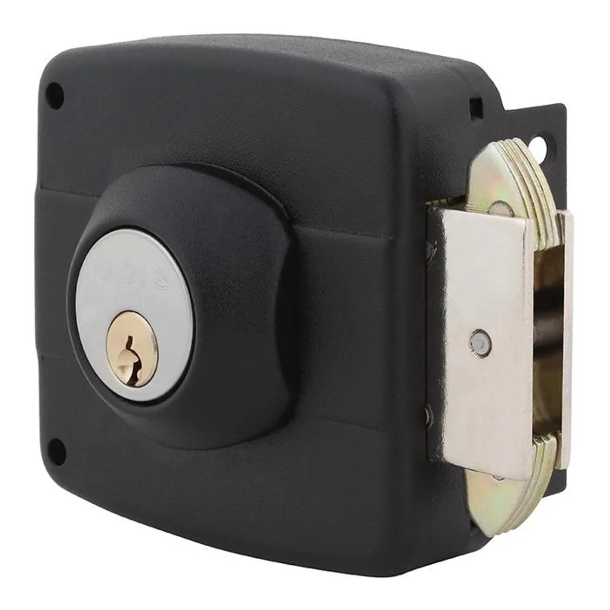 ODIS - CERRADURA SOBREP ODIS 393 NEGRO CCAJA METALICA
