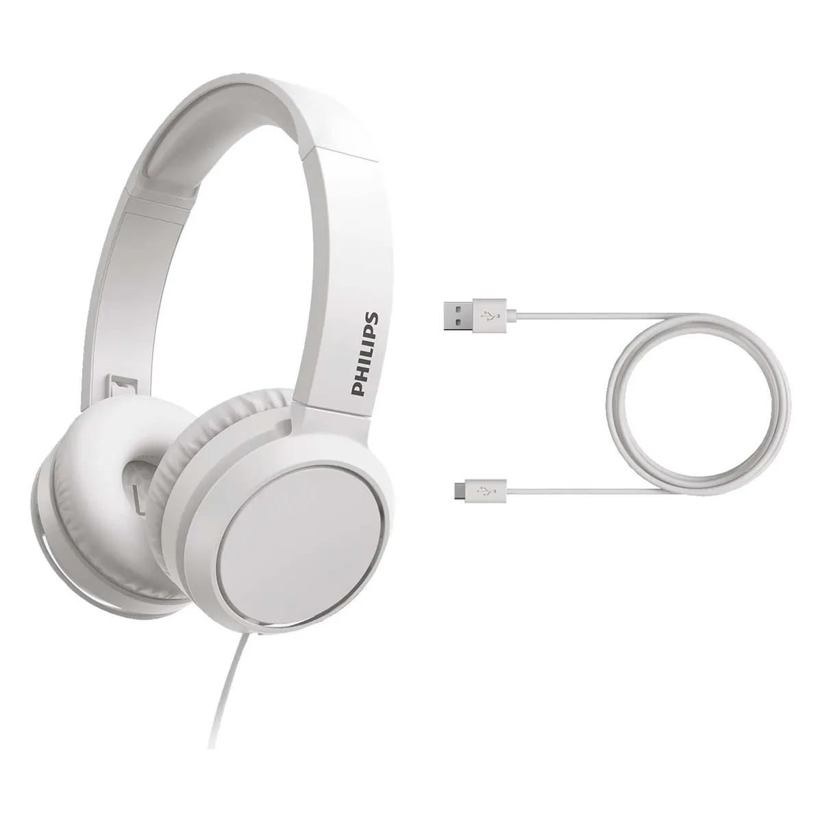 PHILIPS - TAH4105 AUDIFONO PHILIPS OVER EAR ALAMBRICO MANOS LIBRES BLANCO