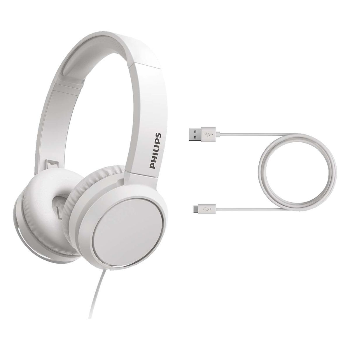 PHILIPS - TAH4105 AUDIFONO PHILIPS OVER EAR ALAMBRICO MANOS LIBRES BLANCO