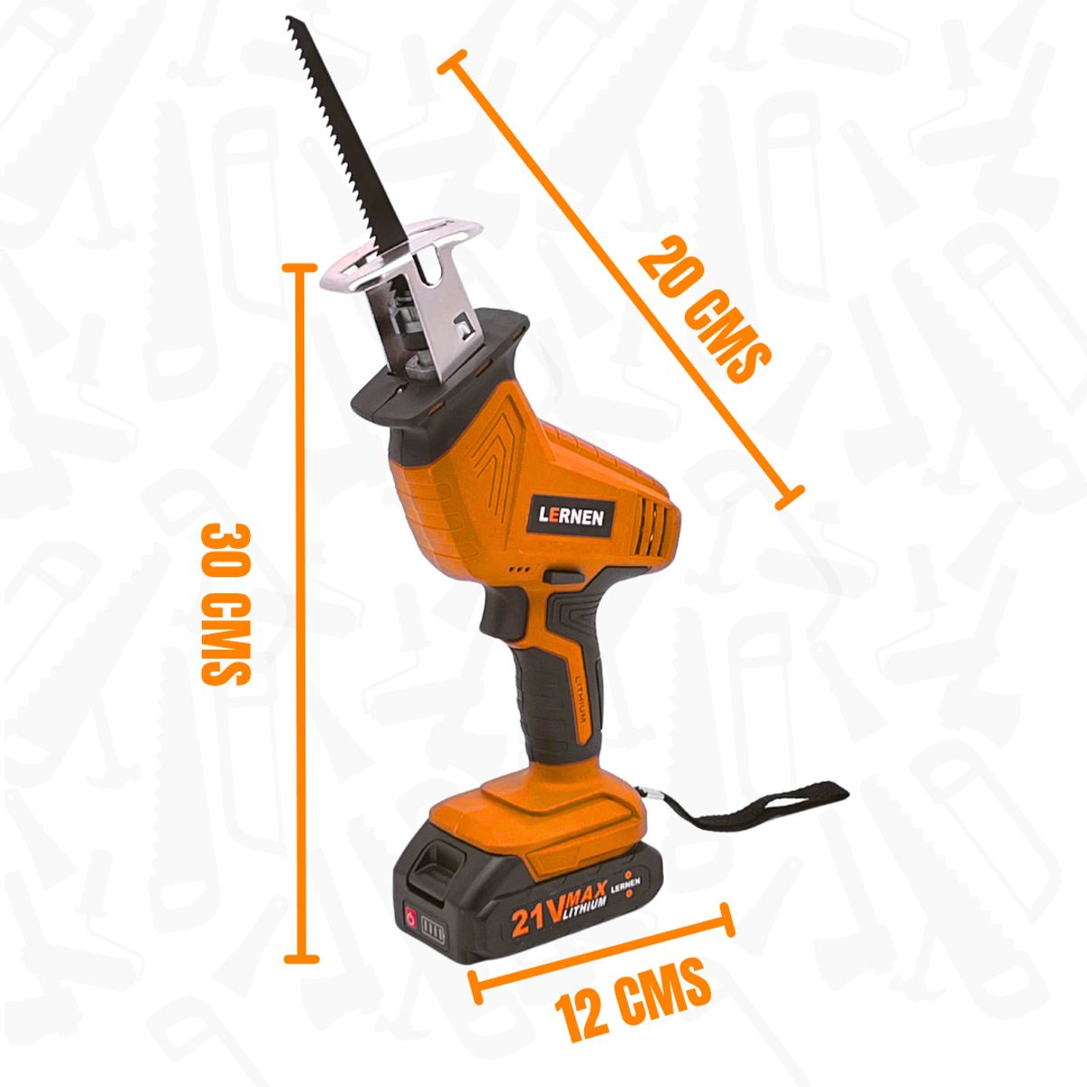 LERNEN - Sierra Sable Reciproca Inalámbrica Lernen