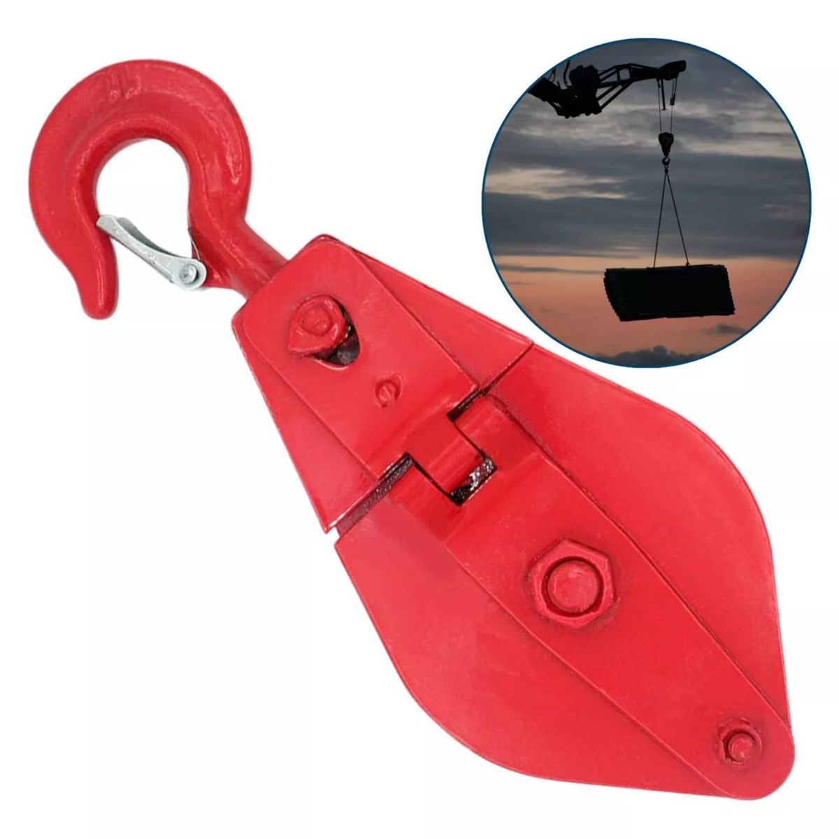 GENERICO - Roldana Polea Simple 1 Tonelada Dicas