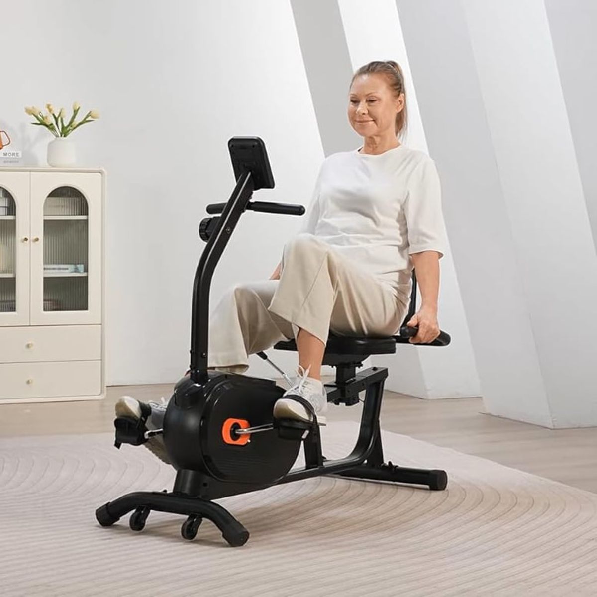 SDFIT - Bicicleta recostada tensión control 8 niveles - MRB-4350