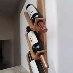 GENERICO - Vinoteca Vt4 Diseño Exclusivo De Madera Rustico