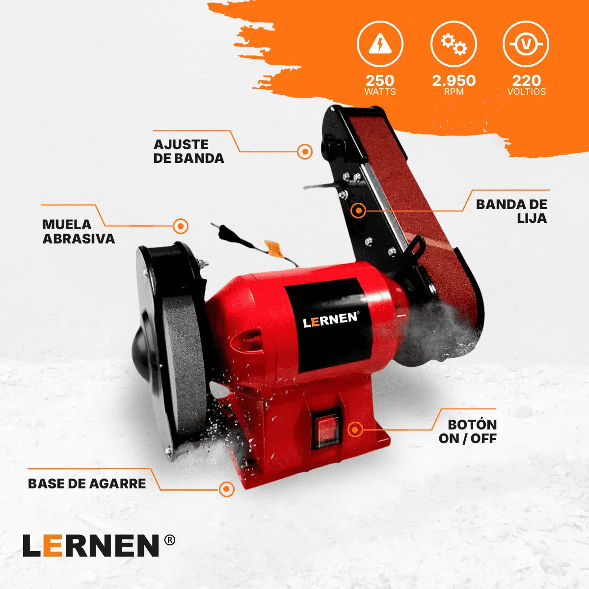 LERNEN - Lijadora de Banco Lernen