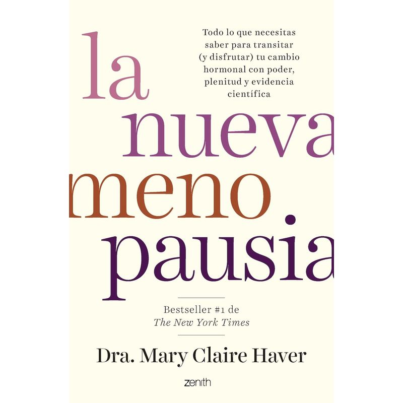 ZENITH - Libro La nueva menopausia - Dra. Mary Claire Haver