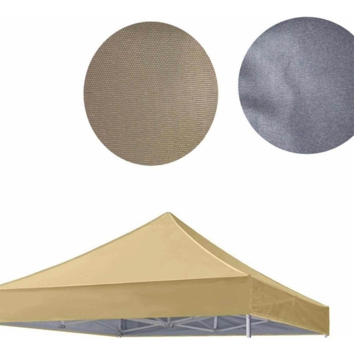 U BUY - Carpa Filtro Uv Repuesto Techo Toldo Araña 3x3 Beige