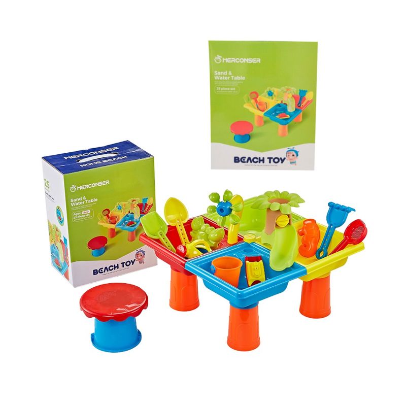 GENERICO - Juguete Mesa 4 en 1 De Arena Para Niños