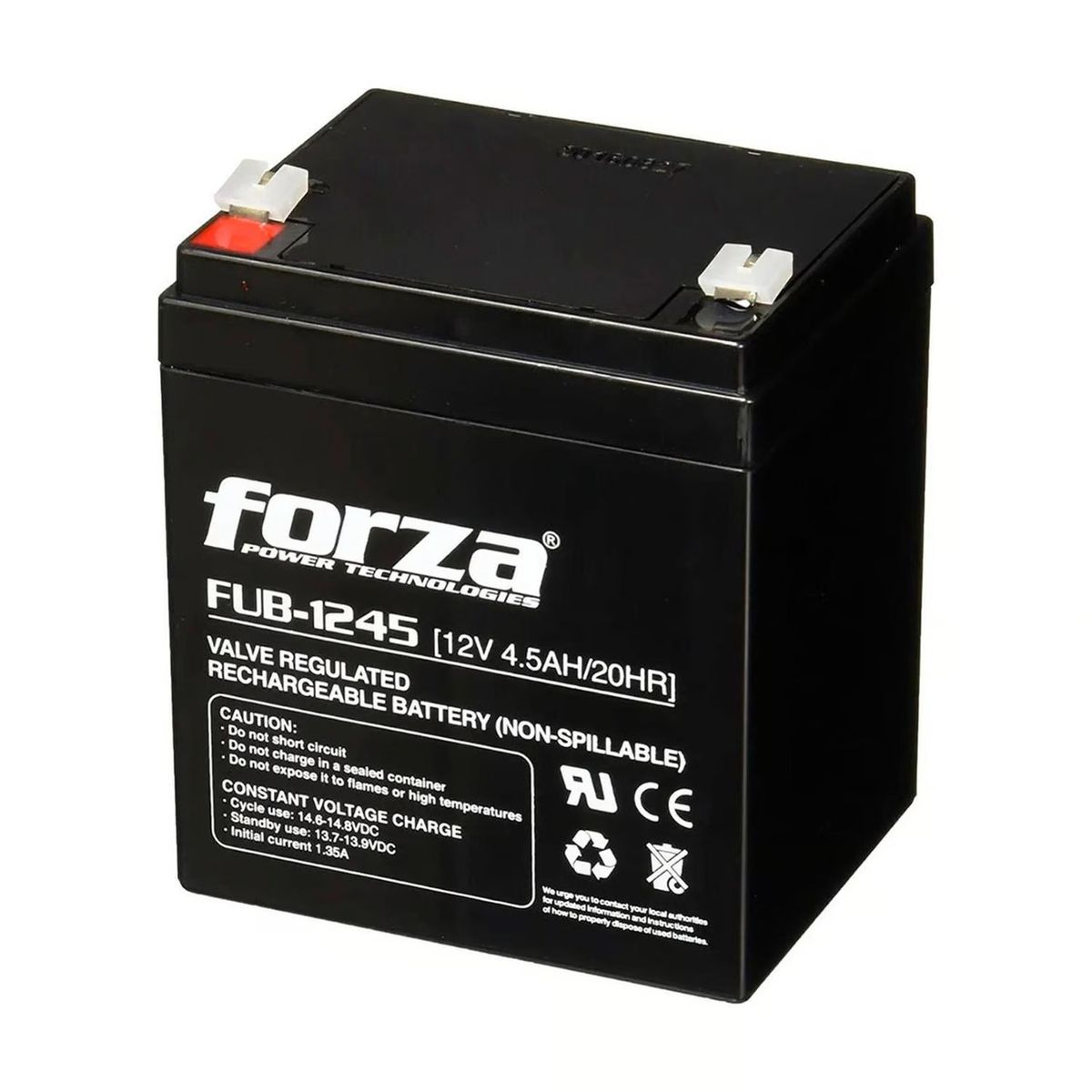 FORZA - Batería Forza FUB para UPS de 45A Recargable 12V