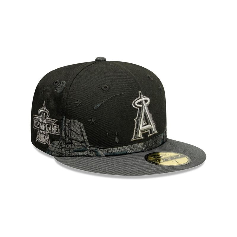 NEW ERA - Gorra 59Fifty MLB Anaheim Angels Pack Planetary Black