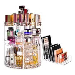 GENERICO - Organizador Giratorio 360° para Maquillaje y Perfumes