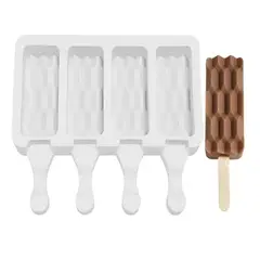 GENERICO - Moldes De Silicona Reposteria Molde Helados Molde Ladrillo