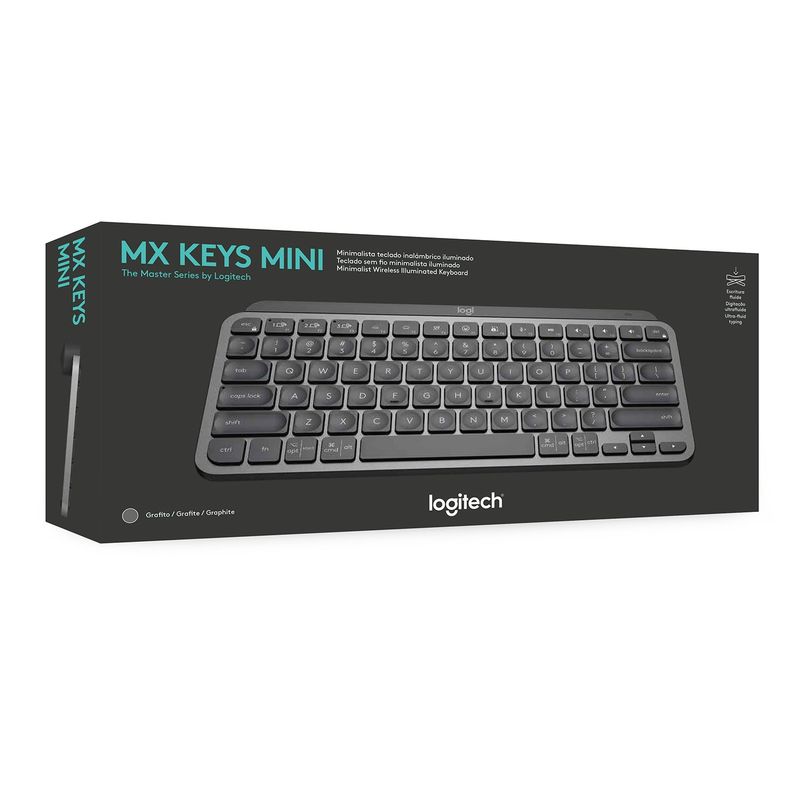 LOGITECH - TECLADO MX KEYS MINI GRAFITO LOGITECH